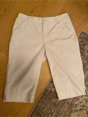 Columbia Sportswear Women's Size 10 Capris Beige Gorpcore Hiking